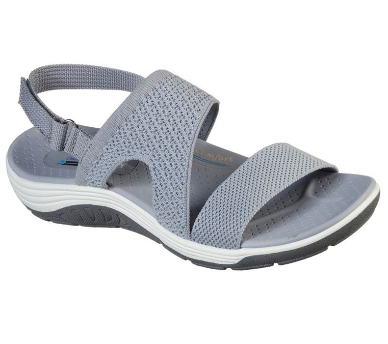 Skechers Reggae Cup - Home Skillet - Womens Sandals Grey [AU-AA1195]